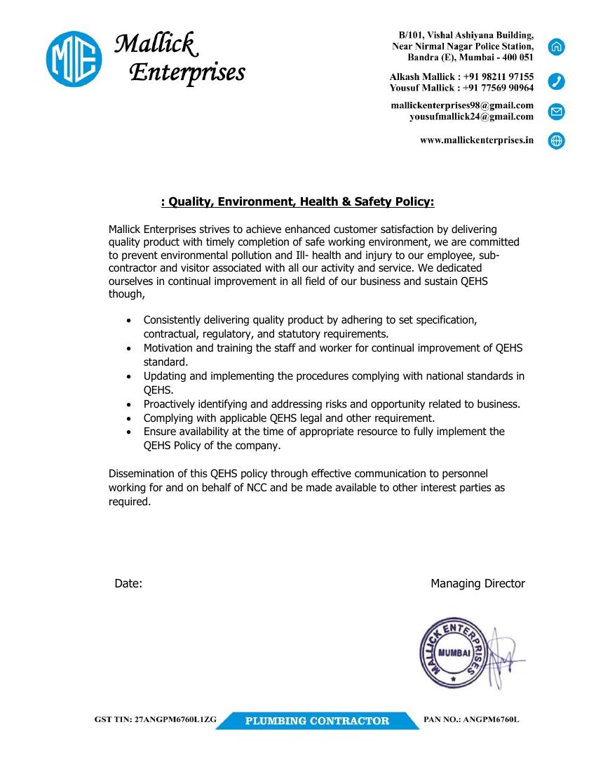 Safety Policy preview