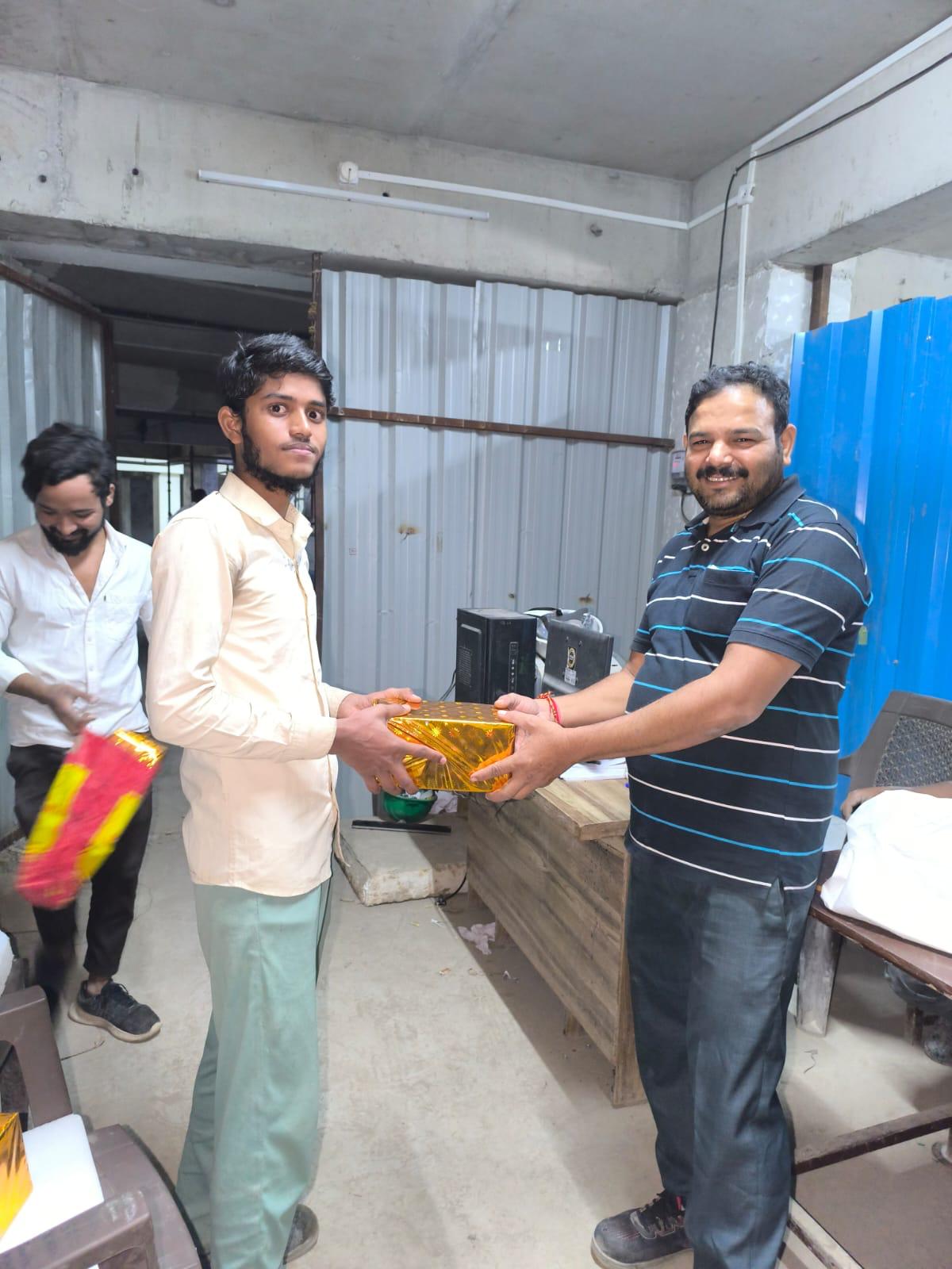 Employee appreciation at site office